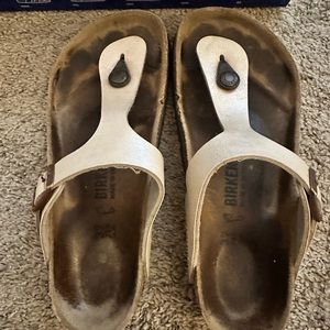 Birkenstock Gizeh graceful pearl white 6.5